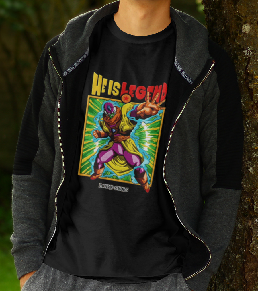 He Is Legend Lord Slug Anime Character Power Pose T-Shirt