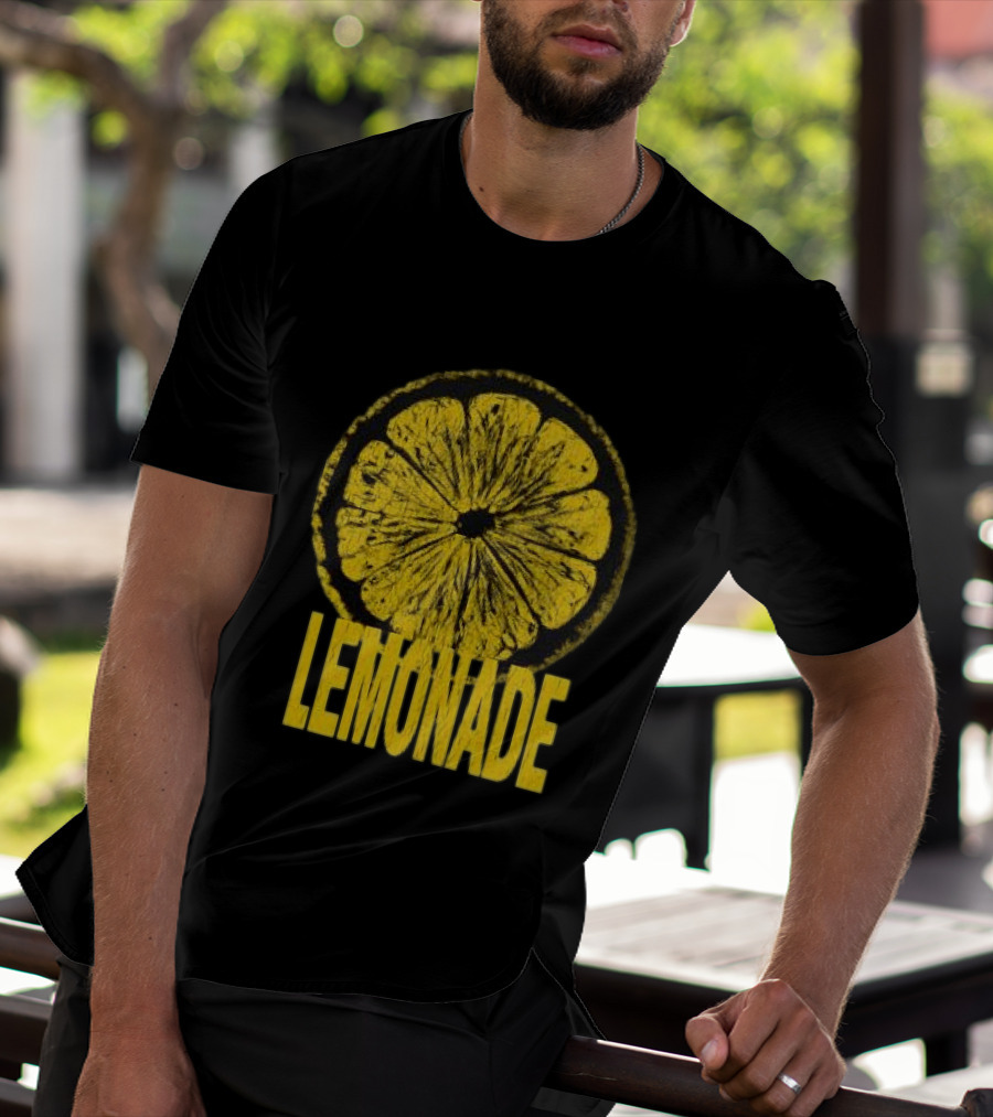 Louis Tomlinson Store Lemonade Black Vintage Citrus Slice Retro Music Fan Merchandise T-Shirt