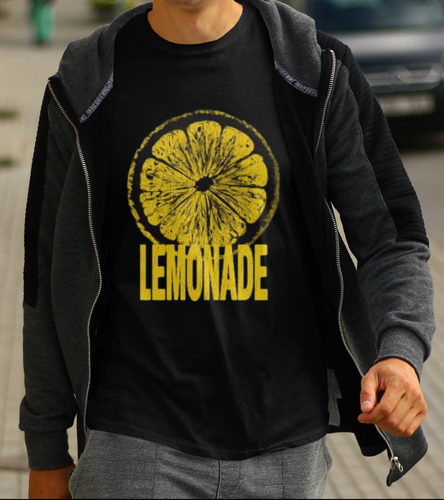 Louis Tomlinson Store Lemonade Black Vintage Citrus Slice Retro Music Fan Merchandise T-Shirt