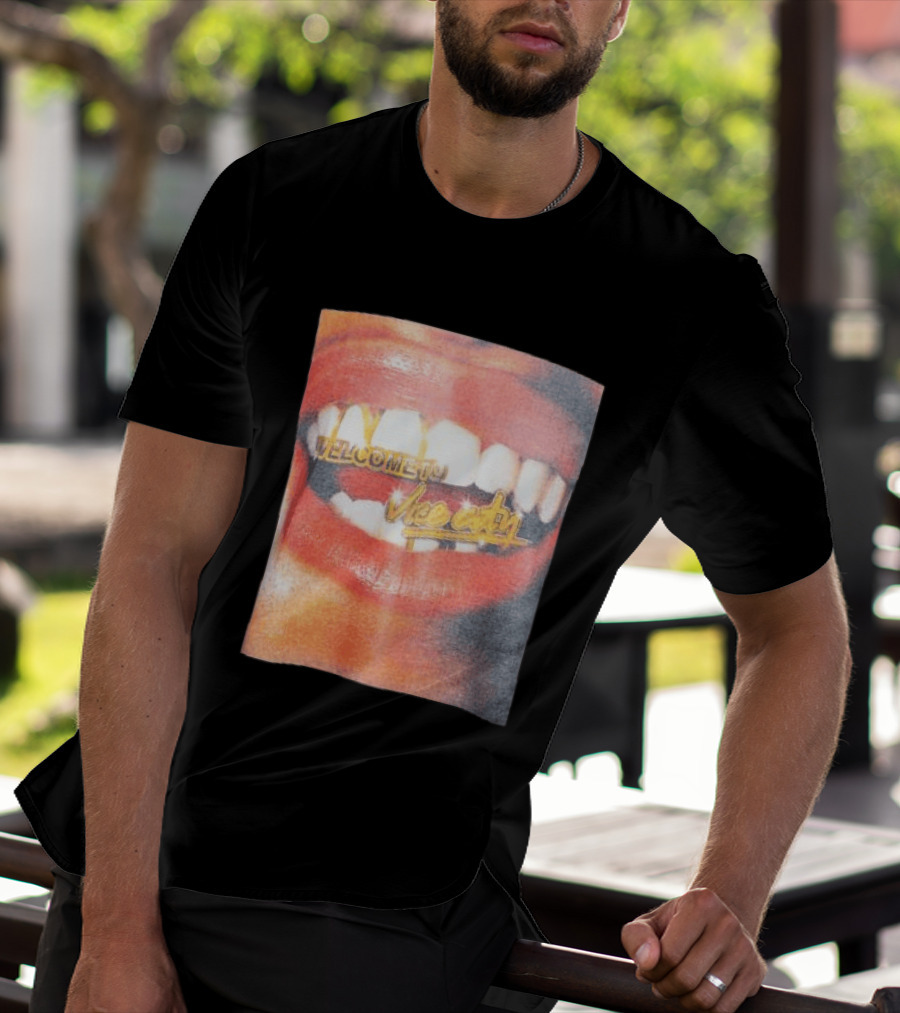 Miami Heat Store Court Culture Vice City Welcome Grill Oversized T-Shirt
