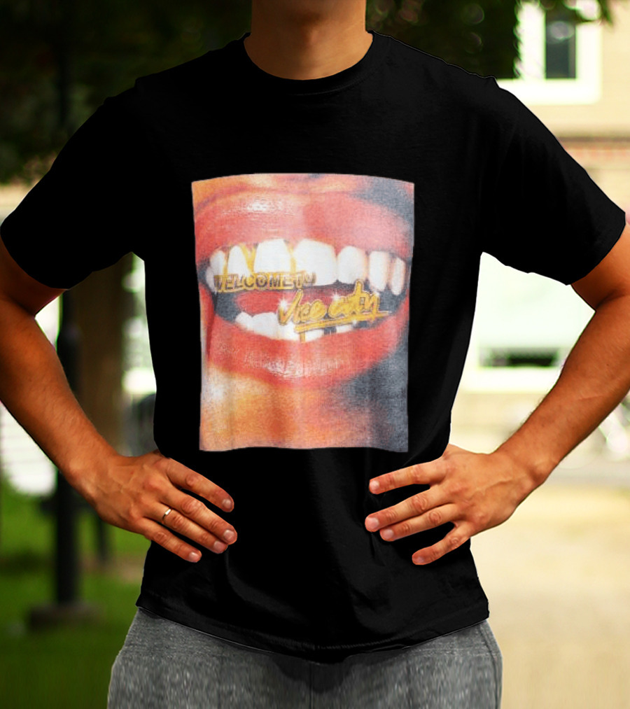 Miami Heat Store Court Culture Vice City Welcome Grill Oversized T-Shirt