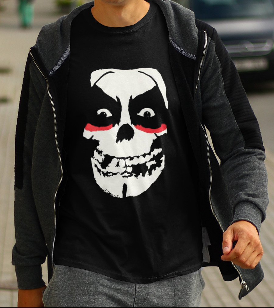 Middle Of Beyond Store Misfitshausen Misfits X Danhausen Fiend Skull T-Shirt