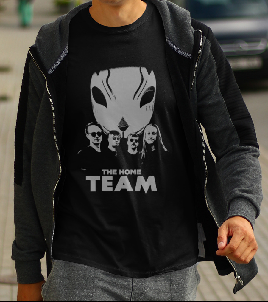 The Home Team Alien Face Rock Band Scream T-Shirt