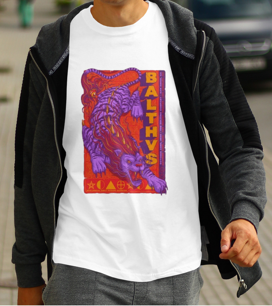Balthvs San Diego October 22 2026 Featuring Richard Houghten Vibrant Lion T-Shirt