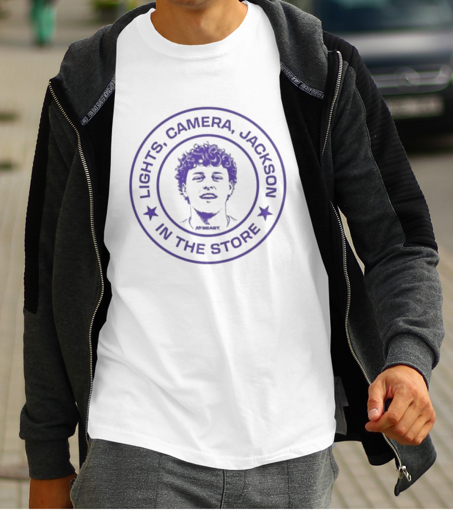 Lights Camera Jackson MrBeast In The Store T-Shirt