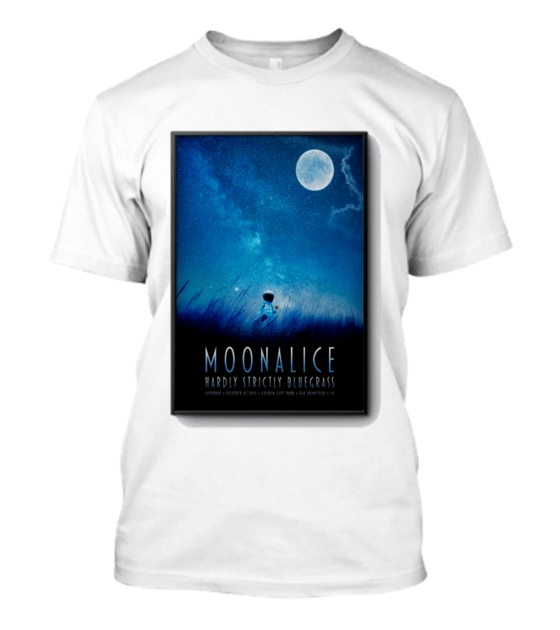 Original Moonalice Hardly Strictly Bluegrass October 3 2026 Golden Gate Park San Francisco CA T-Shirt