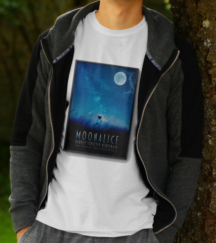 Original Moonalice Hardly Strictly Bluegrass October 3 2026 Golden Gate Park San Francisco CA T-Shirt