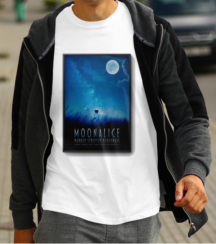 Original Moonalice Hardly Strictly Bluegrass October 3 2026 Golden Gate Park San Francisco CA T-Shirt