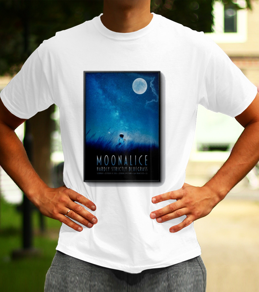 Original Moonalice Hardly Strictly Bluegrass October 3 2026 Golden Gate Park San Francisco CA T-Shirt