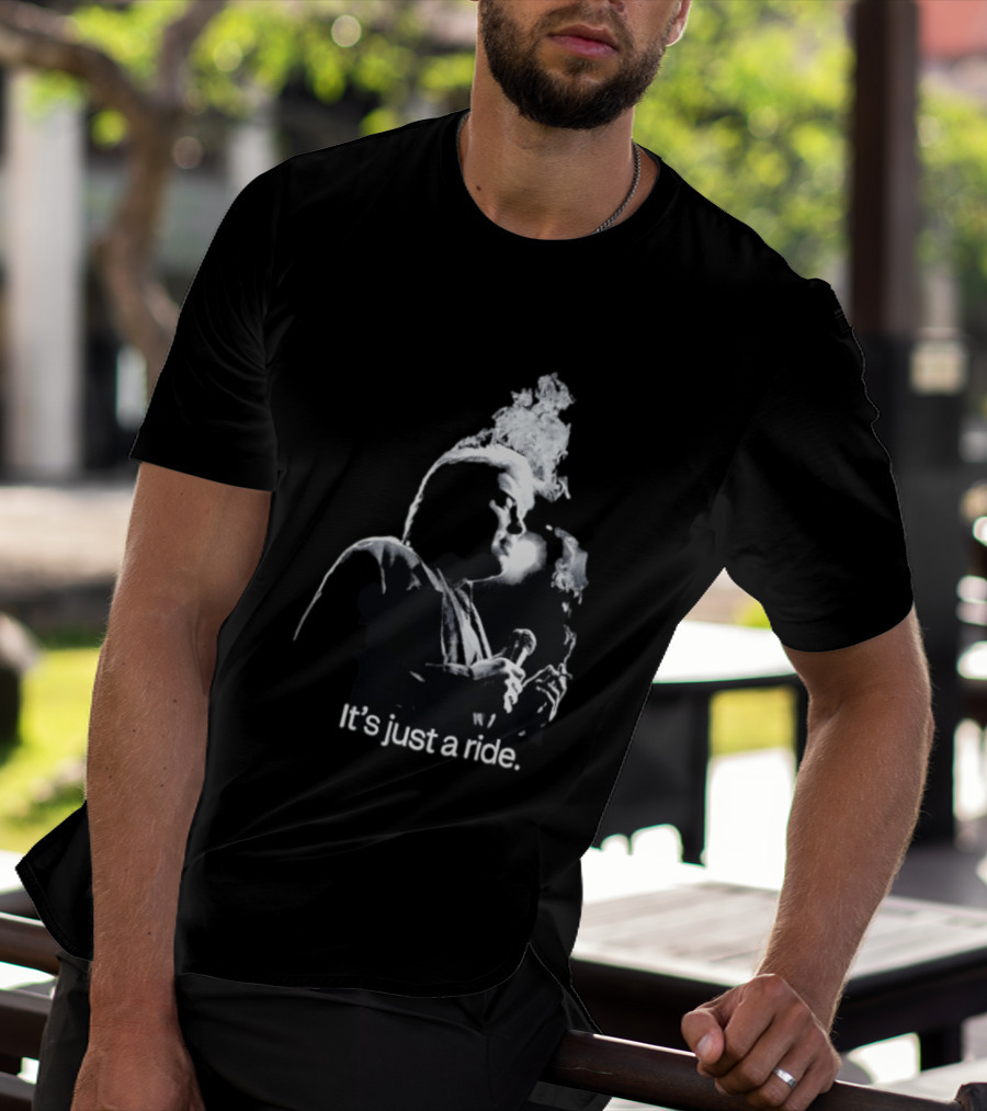 Bill Hicks It's Just A Ride Smoking Microphone T-Shirt