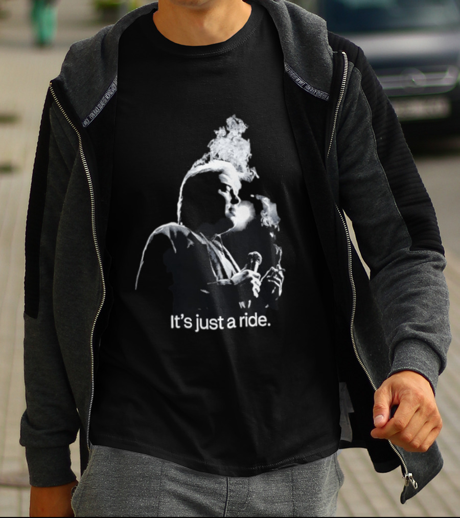 Bill Hicks It's Just A Ride Smoking Microphone T-Shirt