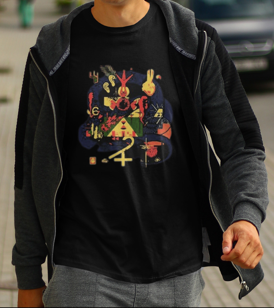 Bon Iver Vaccui 22 Aesthetic Abstract T-Shirt