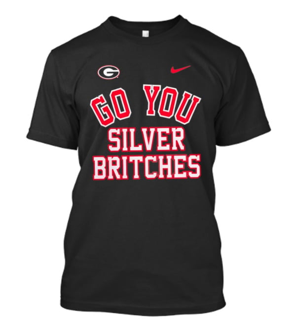 Georgia Bulldogs Go You Silver Britches Nike Iconic Team Pride T-Shirt