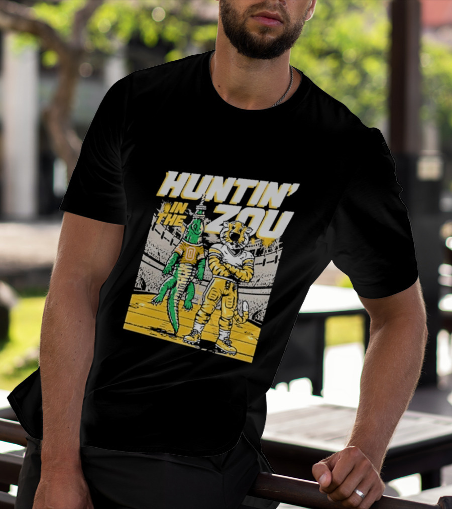 Huntin' In The Zou Mizzou Tigers Vs Florida Gators Stadium Showdown T-Shirt