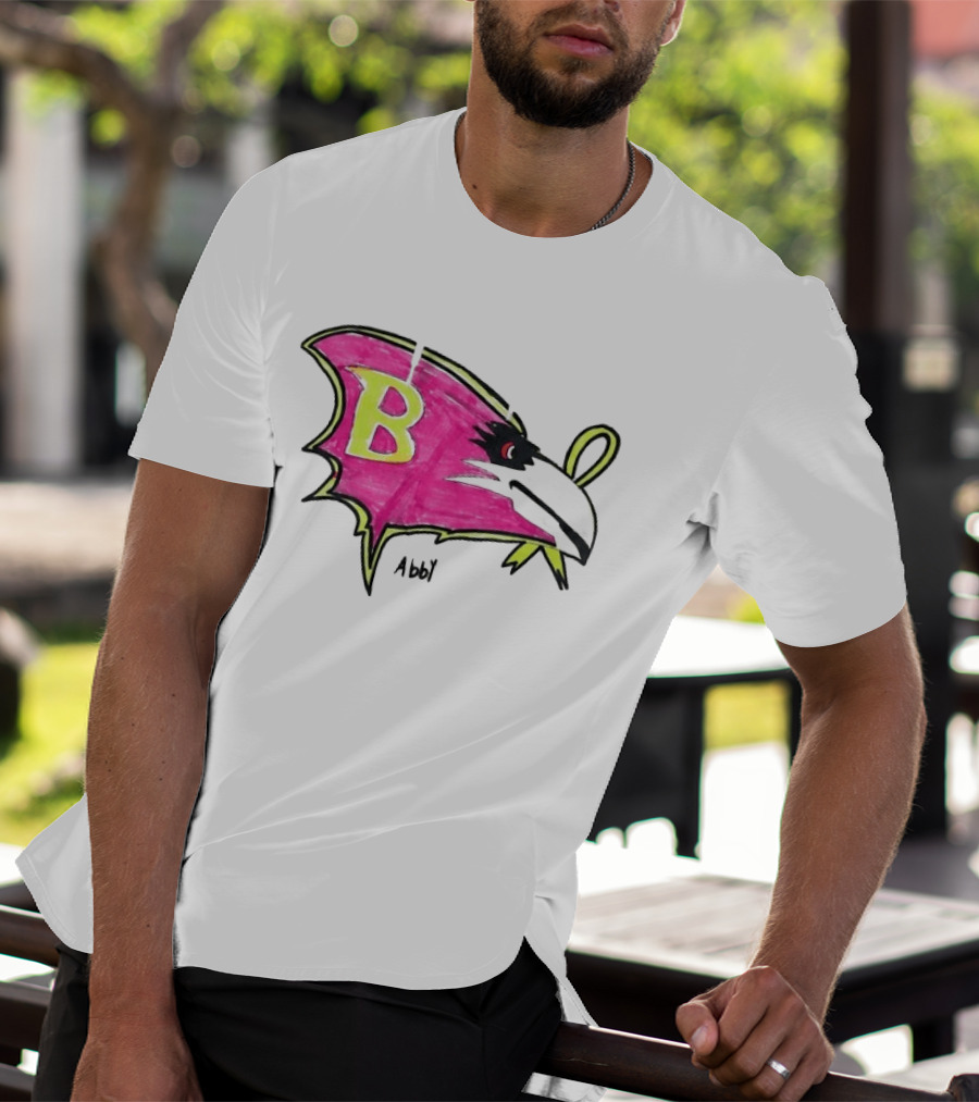 Baltimore Ravens Pink Ribbon Abby B T-Shirt