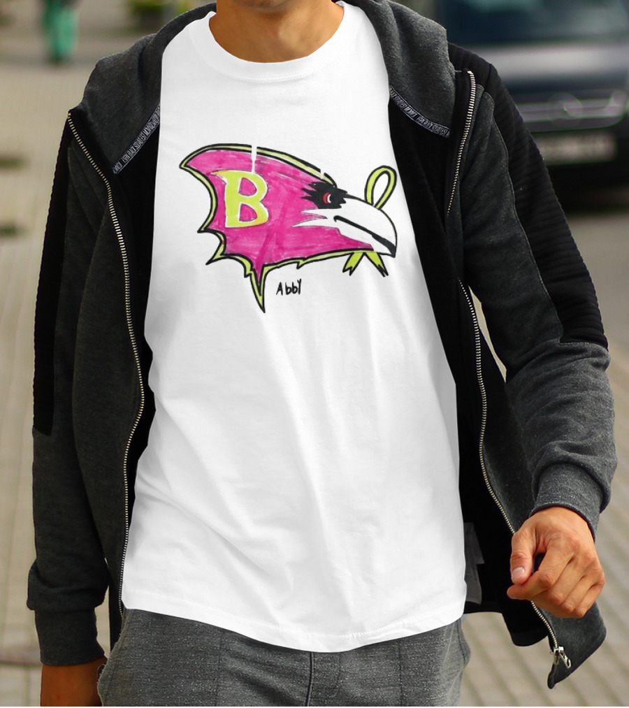 Baltimore Ravens Pink Ribbon Abby B T-Shirt