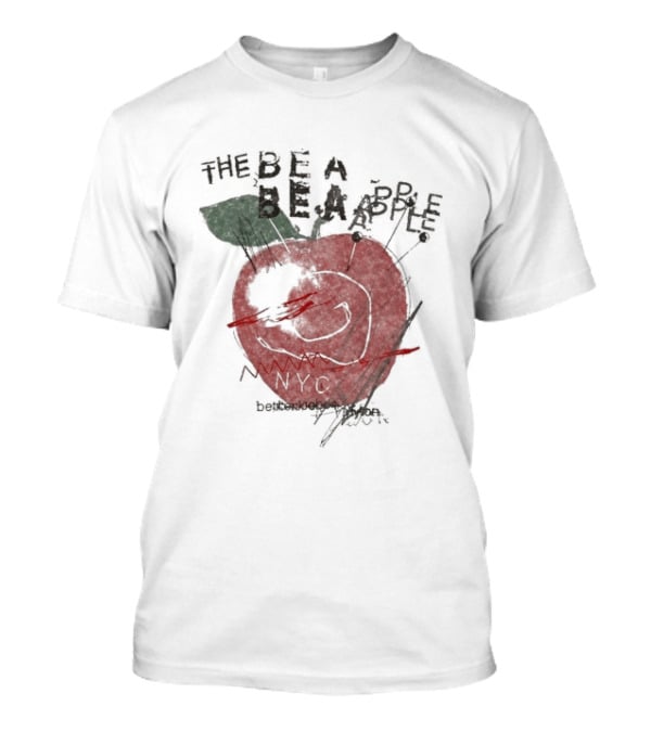 Beabadoobee The Be A Apple NYC Hand Drawn Red Apple T-Shirt