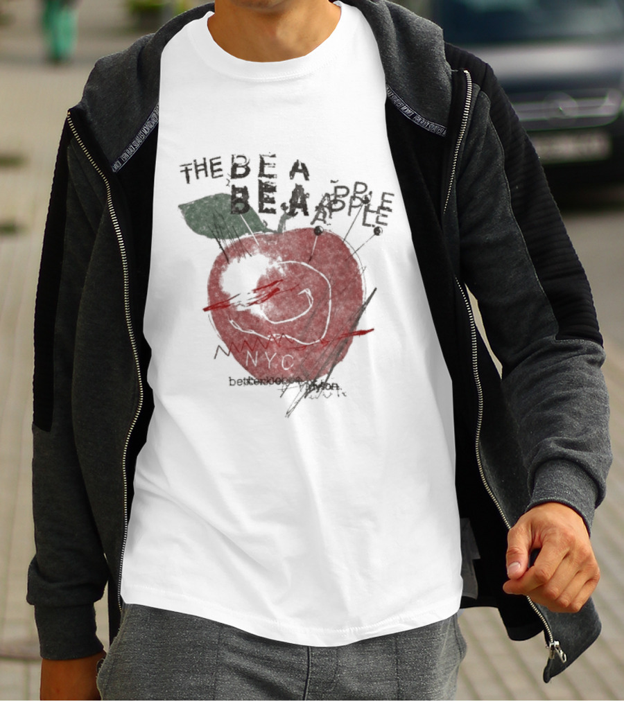 Beabadoobee The Be A Apple NYC Hand Drawn Red Apple T-Shirt