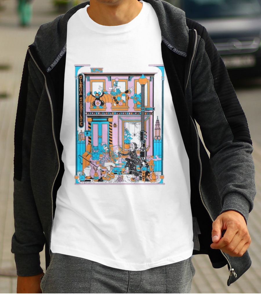 Circa Survive Halloween Street Scene Tnt Store T-Shirt