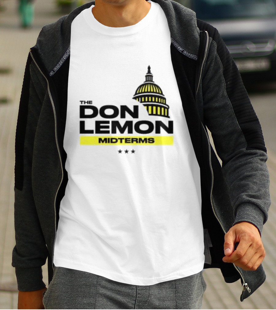 Don Lemon Midterms Capitol Illustration With Stars T-Shirt
