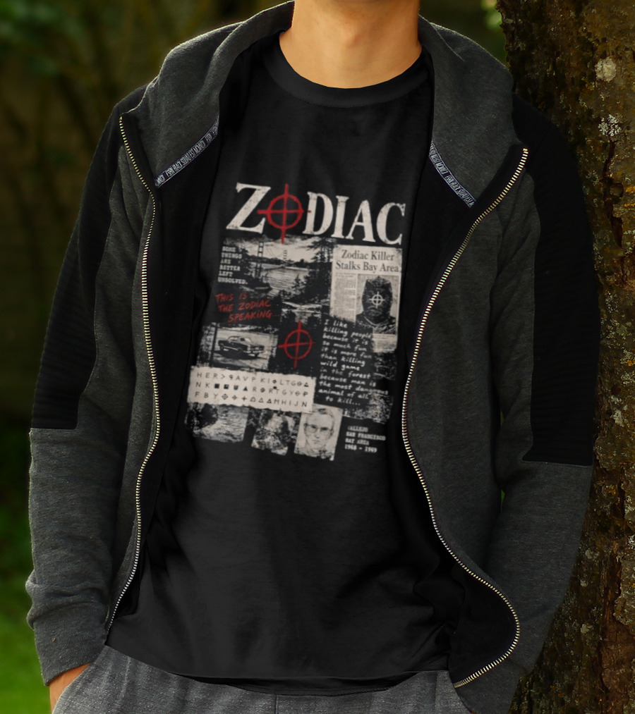 Zodiac Killer This Is The Zodiac Speaking Cipher San Francisco Bay Area T-Shirt