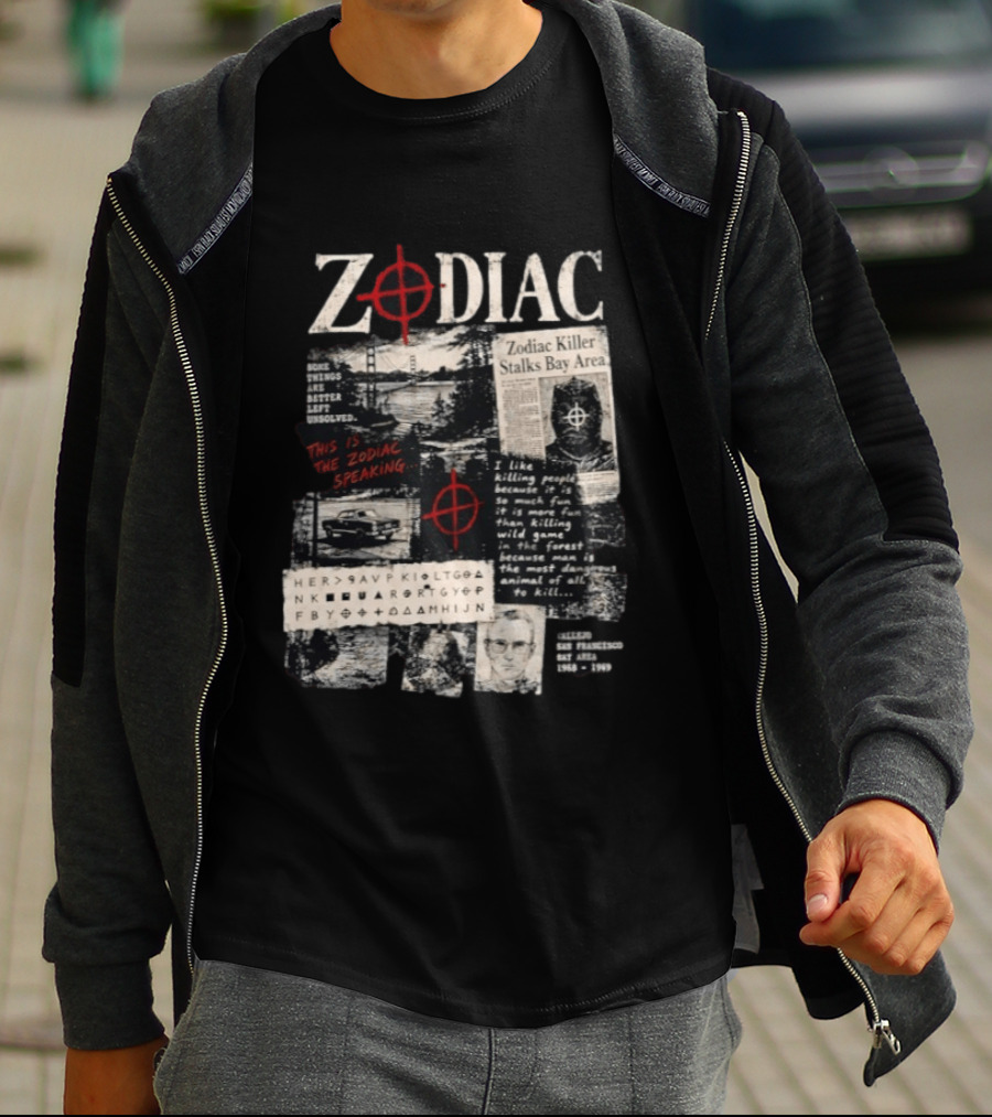 Zodiac Killer This Is The Zodiac Speaking Cipher San Francisco Bay Area T-Shirt