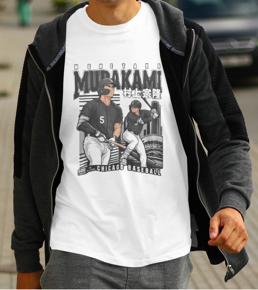 Munetaka Murakami 5 Chicago Baseball Anime T-Shirt