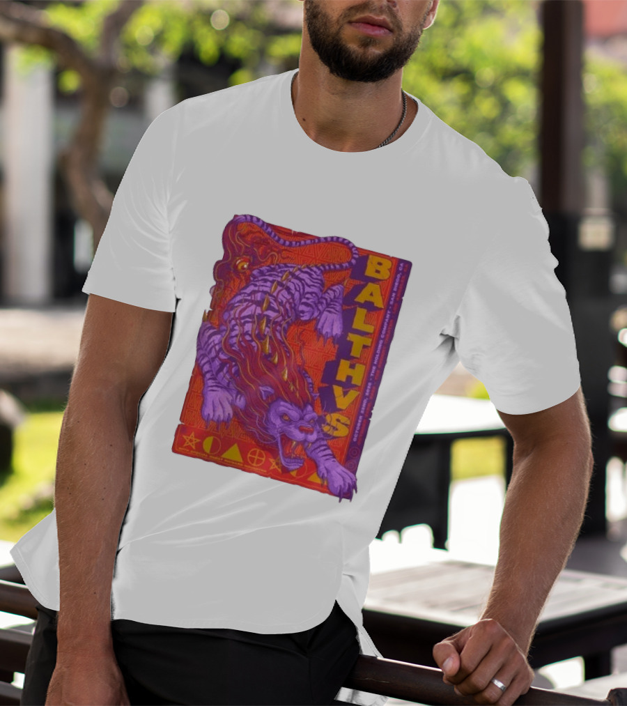 Original Balthvs San Diego Oct 2026 Featuring Richard Houghten Vibrant Lion T-Shirt