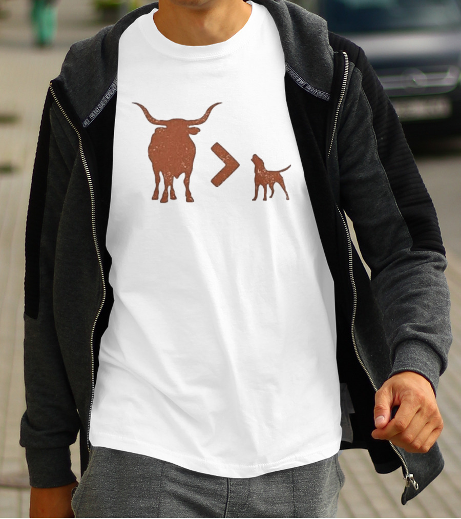 Original Greater Than Texas Football Rivalry Longhorn Vs Aggie T-Shirt