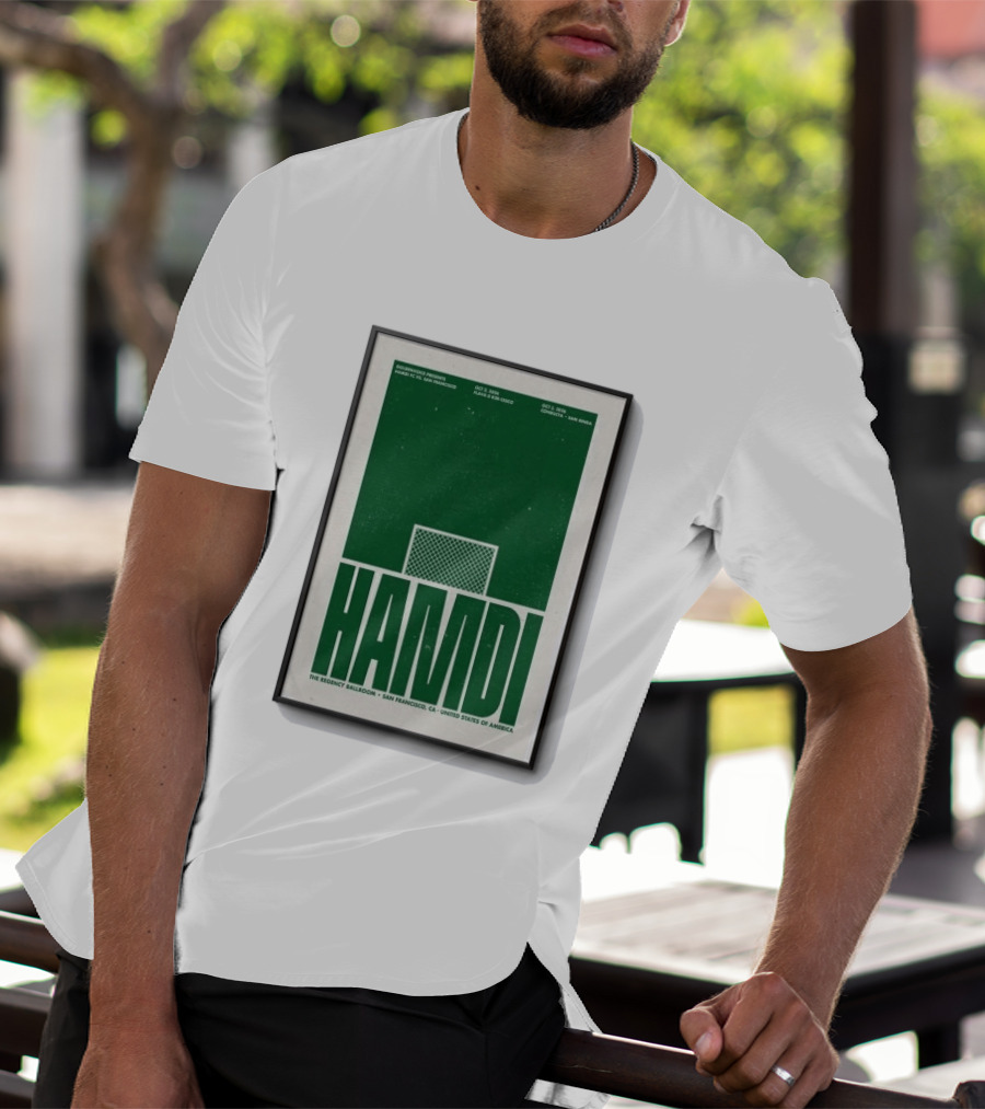 Hamdi The Regency Ballroom San Francisco Oct 2 3 2026 Soccer T-Shirt