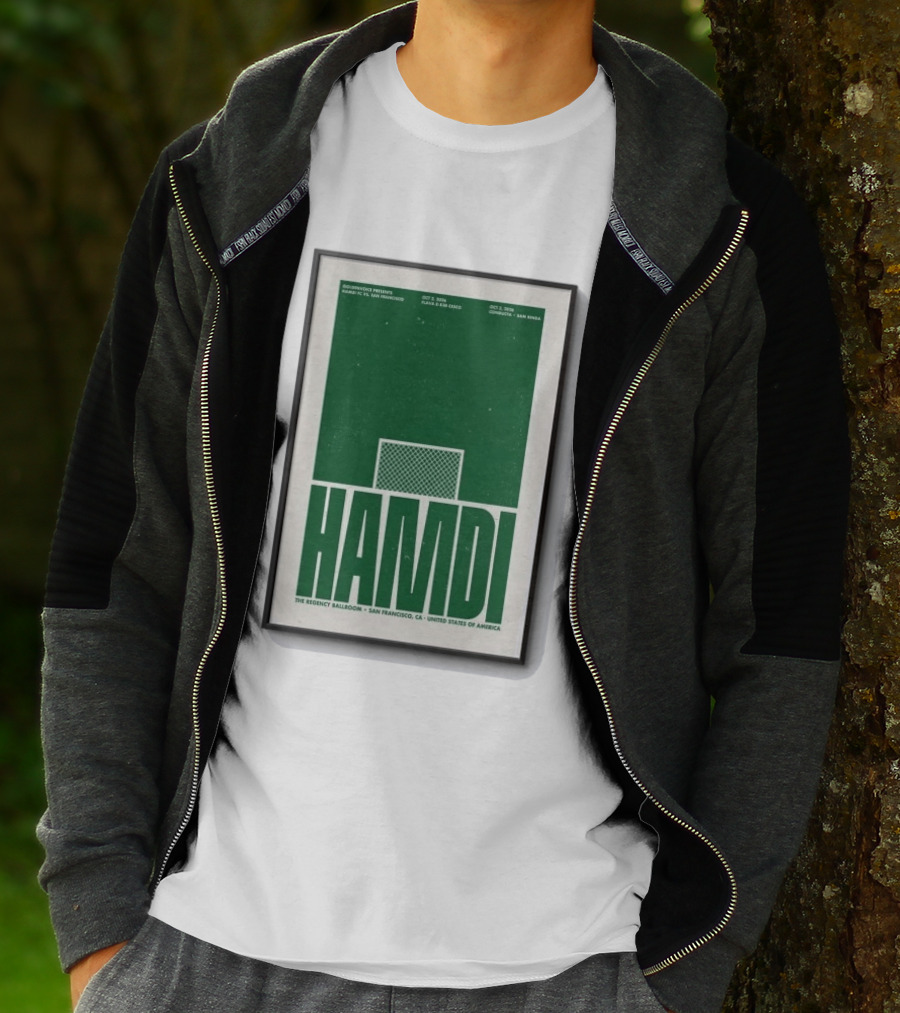 Hamdi The Regency Ballroom San Francisco Oct 2 3 2026 Soccer T-Shirt