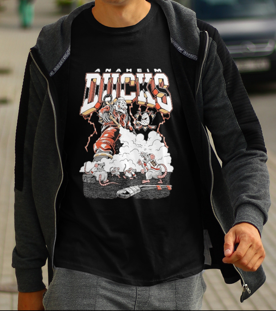 Anaheim Ducks Erase The Rat Florida Panthers Hockey Battle T-Shirt