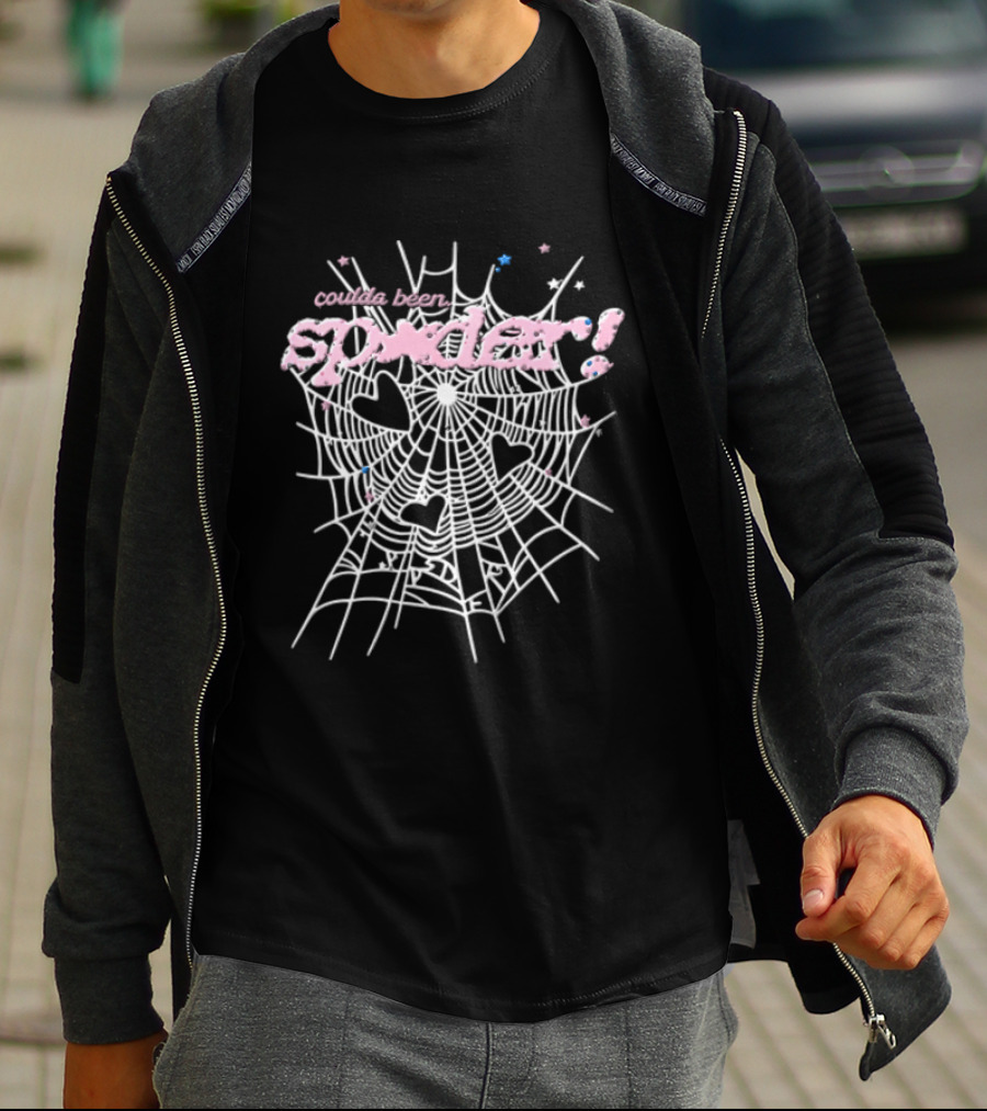 Coulda Been Spider Web Heart Cotton Candy Aesthetic T-Shirt