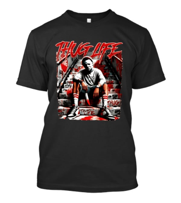 Thug Life Michael Myers Graffiti Street T-Shirt