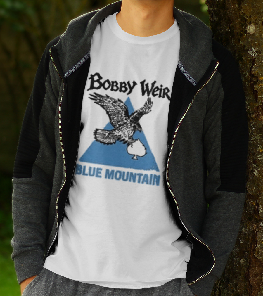 Bobby Weir Blue Mountain Eagle Spade Triangle T-Shirt