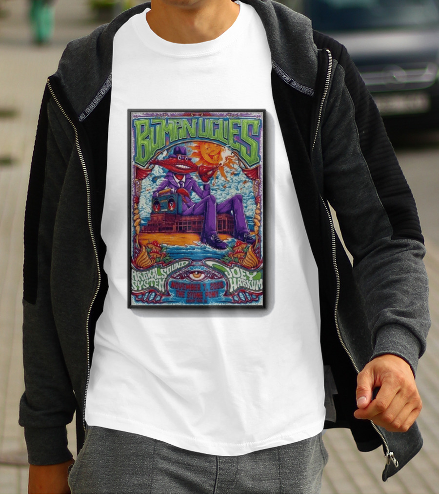 Bumpin Uglies Asbury Park NJ November 7 2026 The Stone Pony Artikal Sound System Joey Harkum T-Shirt