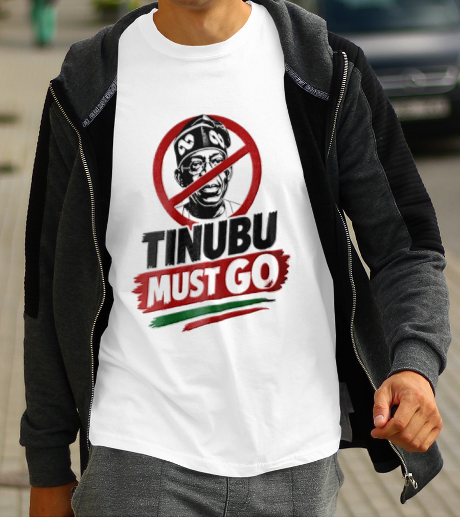Tinubu Must Go Traditional Cap Crossed Out T-Shirt