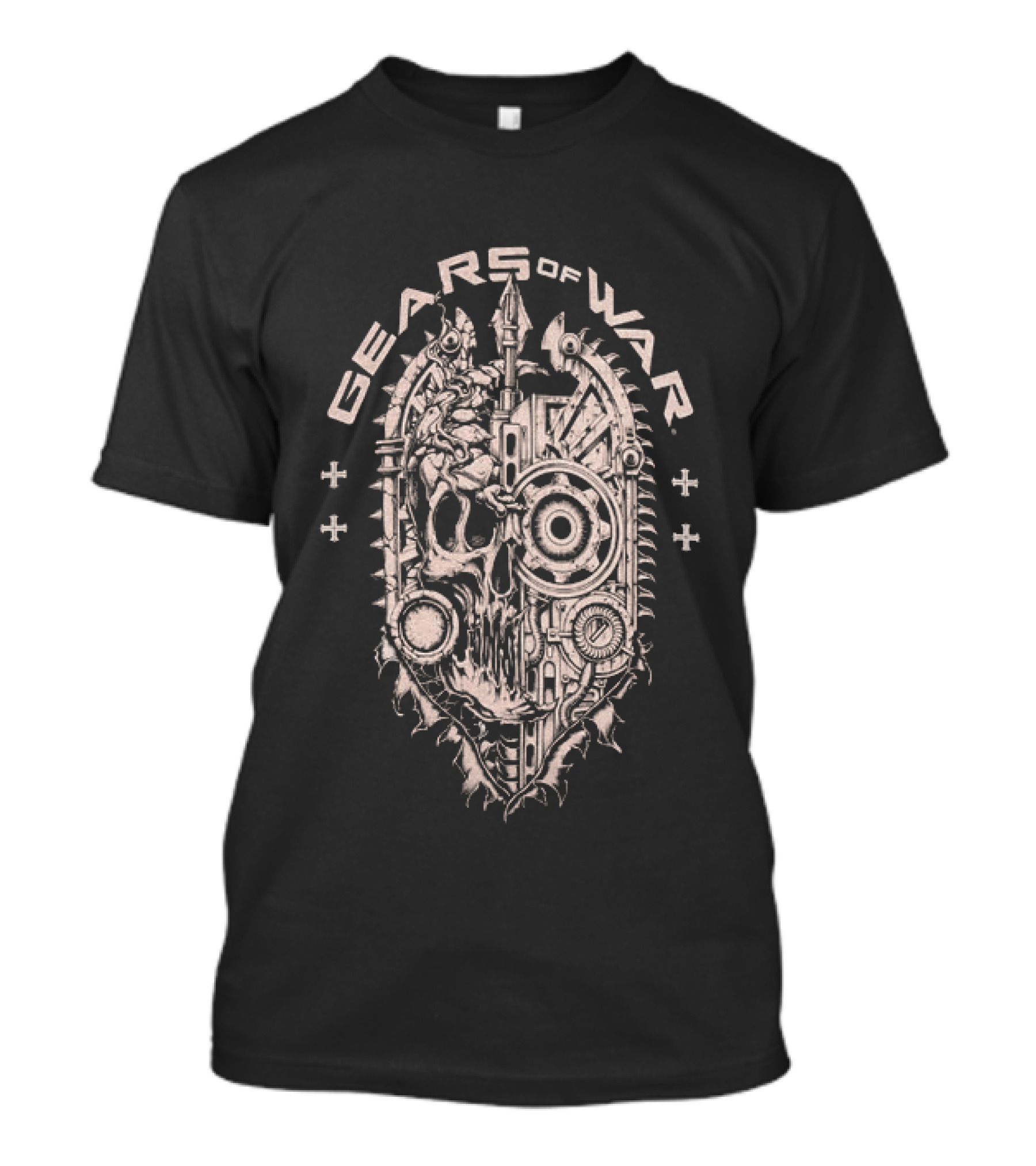 Affliction Clothing Gears Of War Skull T-Shirt