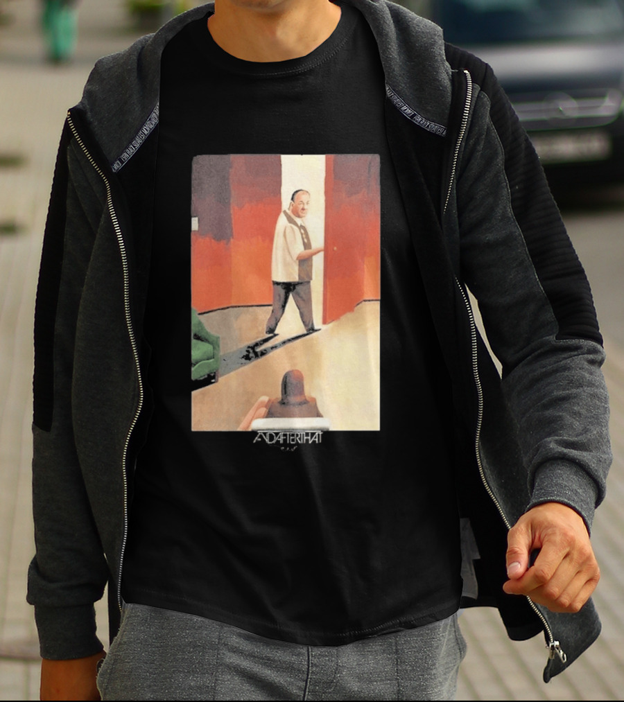 After That Therapy Scene Black Edge T-Shirt