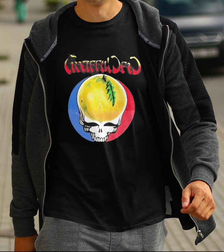Grateful Dead Steal Your Face Pomelo Skull T-Shirt