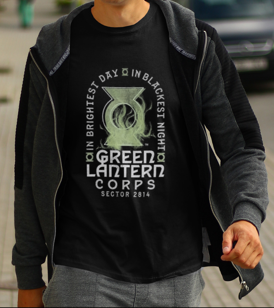Heroes Villains Store Green Lantern Corps Sector 2814 Classic Comfort Brightest Day Blackest Night T-Shirt