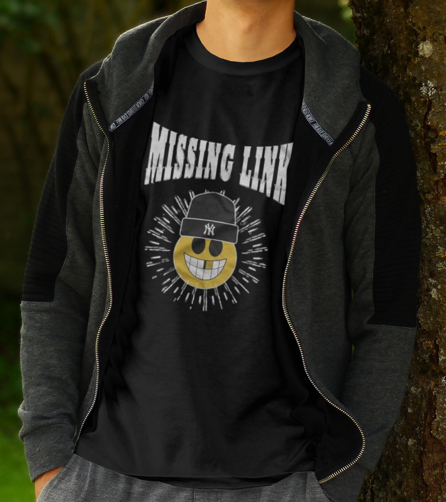 Closed Casket Activities Missing Link Smiley NY Cap T-Shirt