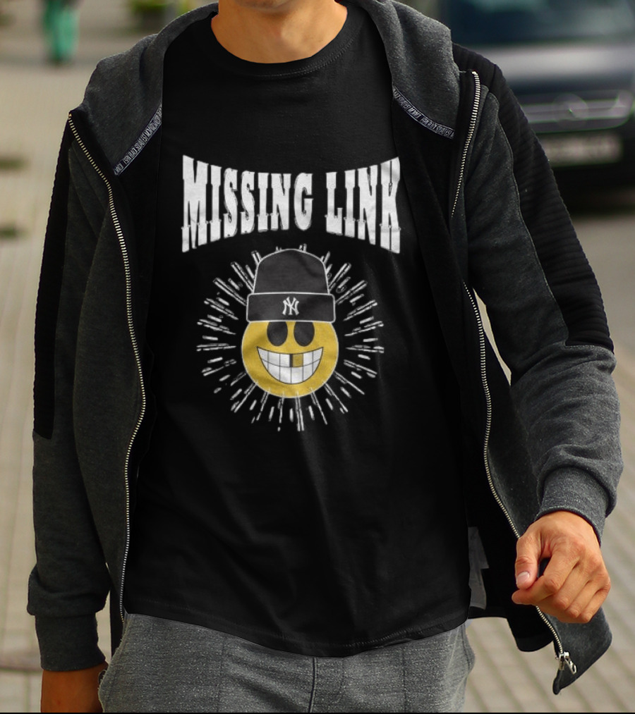 Closed Casket Activities Missing Link Smiley NY Cap T-Shirt