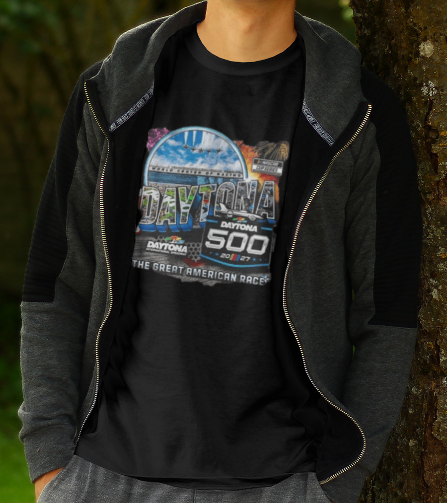 Daytona International Speedway The Great American Race Daytona 500 February 21 2027 NASCAR Racing Event T-Shirt