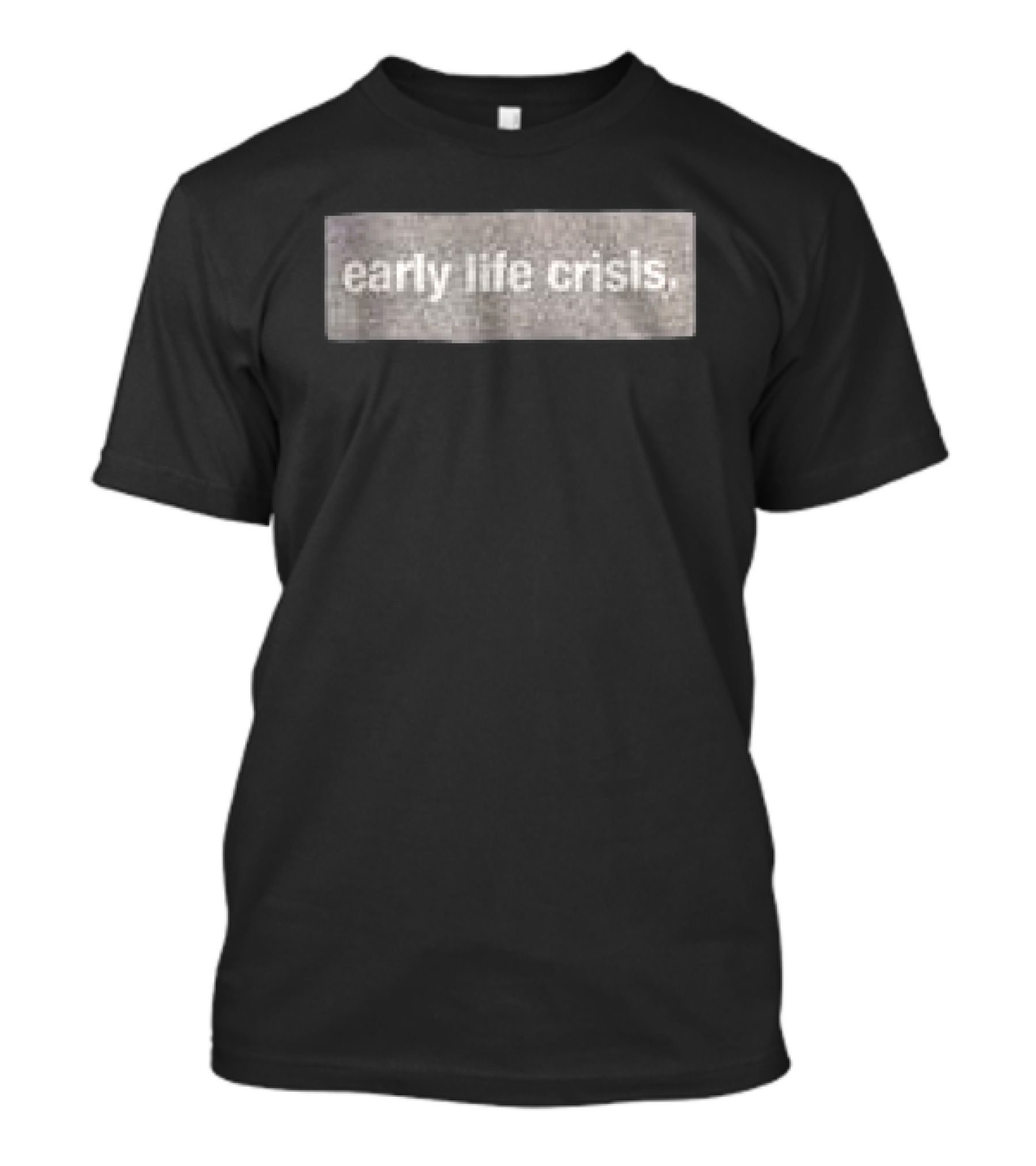 Nettspend Store Early Life Crisis Elc Bogo Glitter Black Pullover T-Shirt