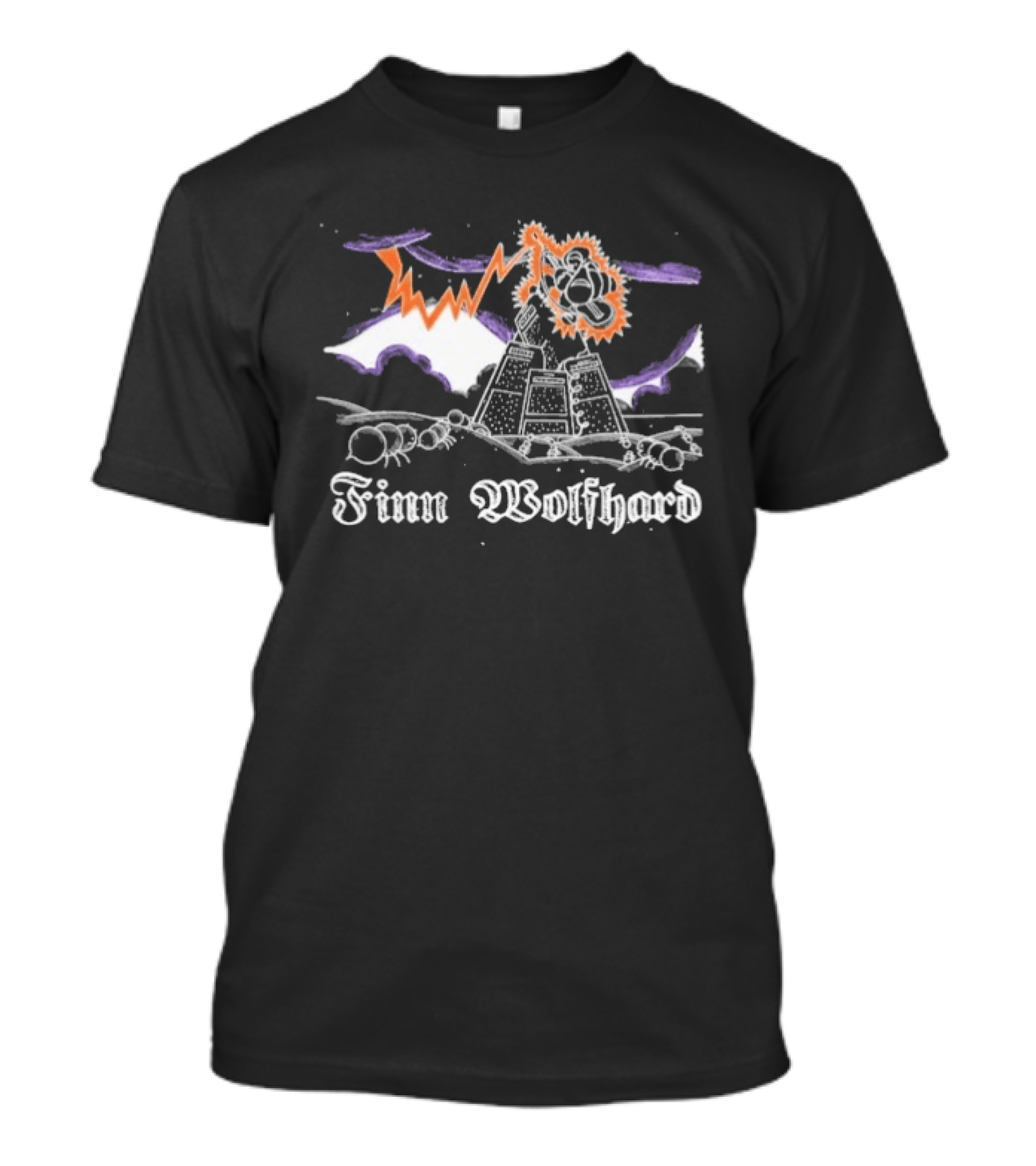 Finn Wolfhard Anthill Lightning Bear T-Shirt
