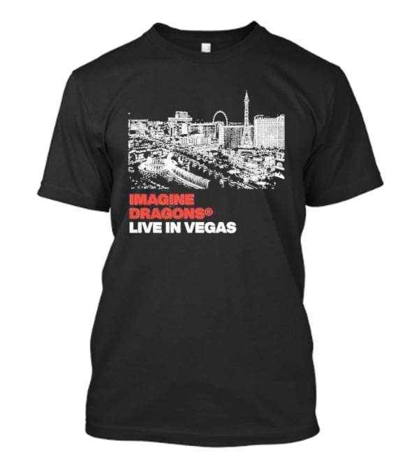 Imagine Dragons Live In Vegas Skyline Concert T-Shirt