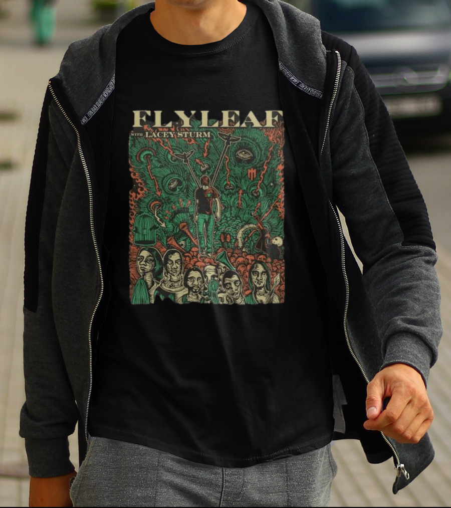 FLYLEAF Album Collage With Lacey Sturm T-Shirt