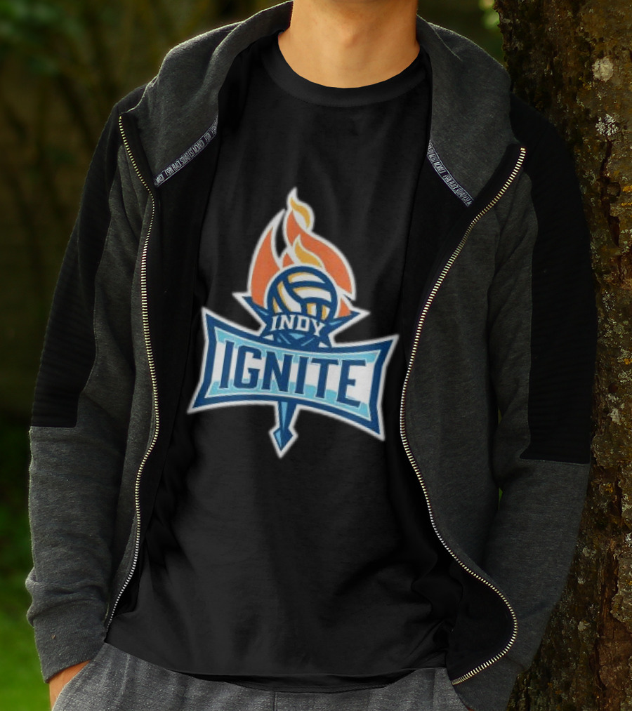 Indy Ignite Volleyball Flame T-Shirt