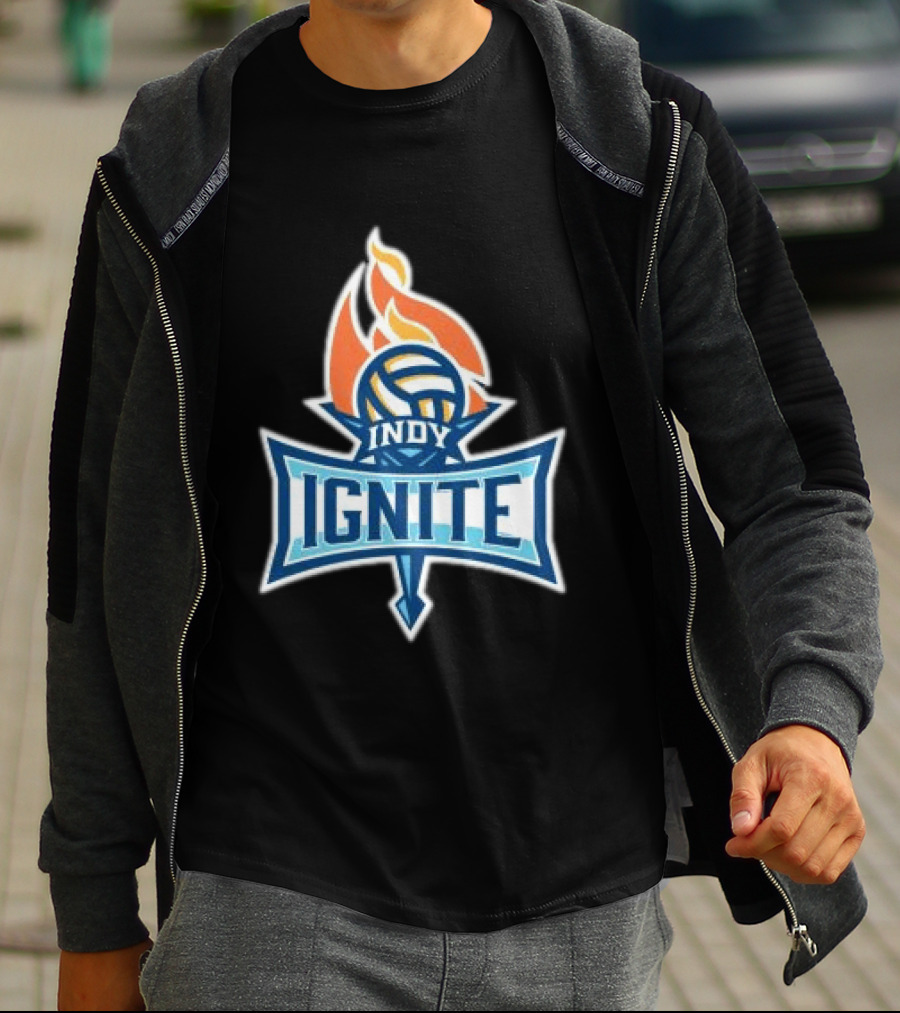 Indy Ignite Volleyball Flame T-Shirt